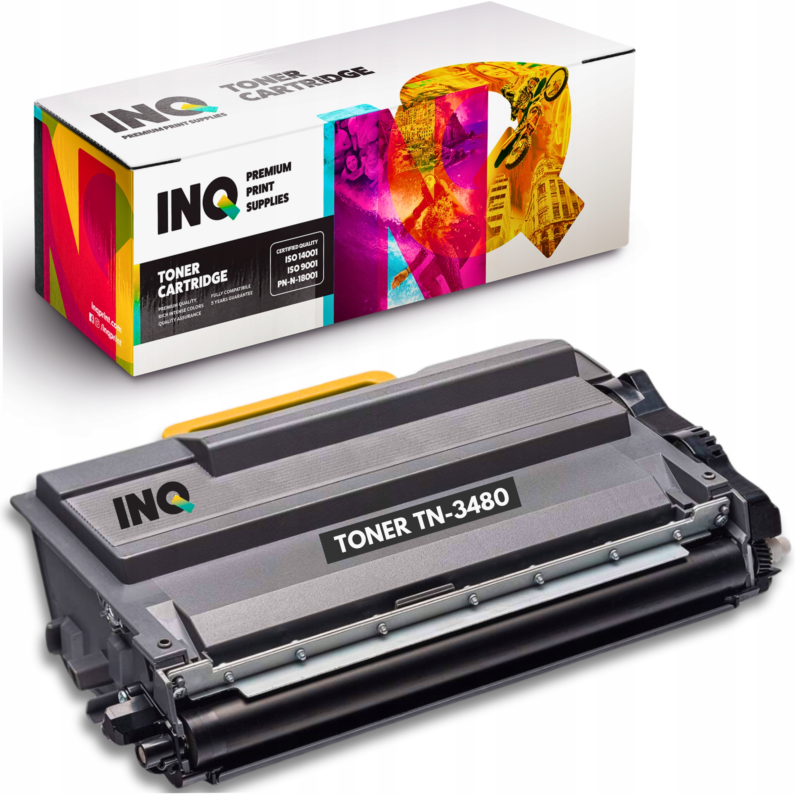 Toner INQ do Brother toner Brother TN 3480 czarny hl mfc dcp black czarny (black)
