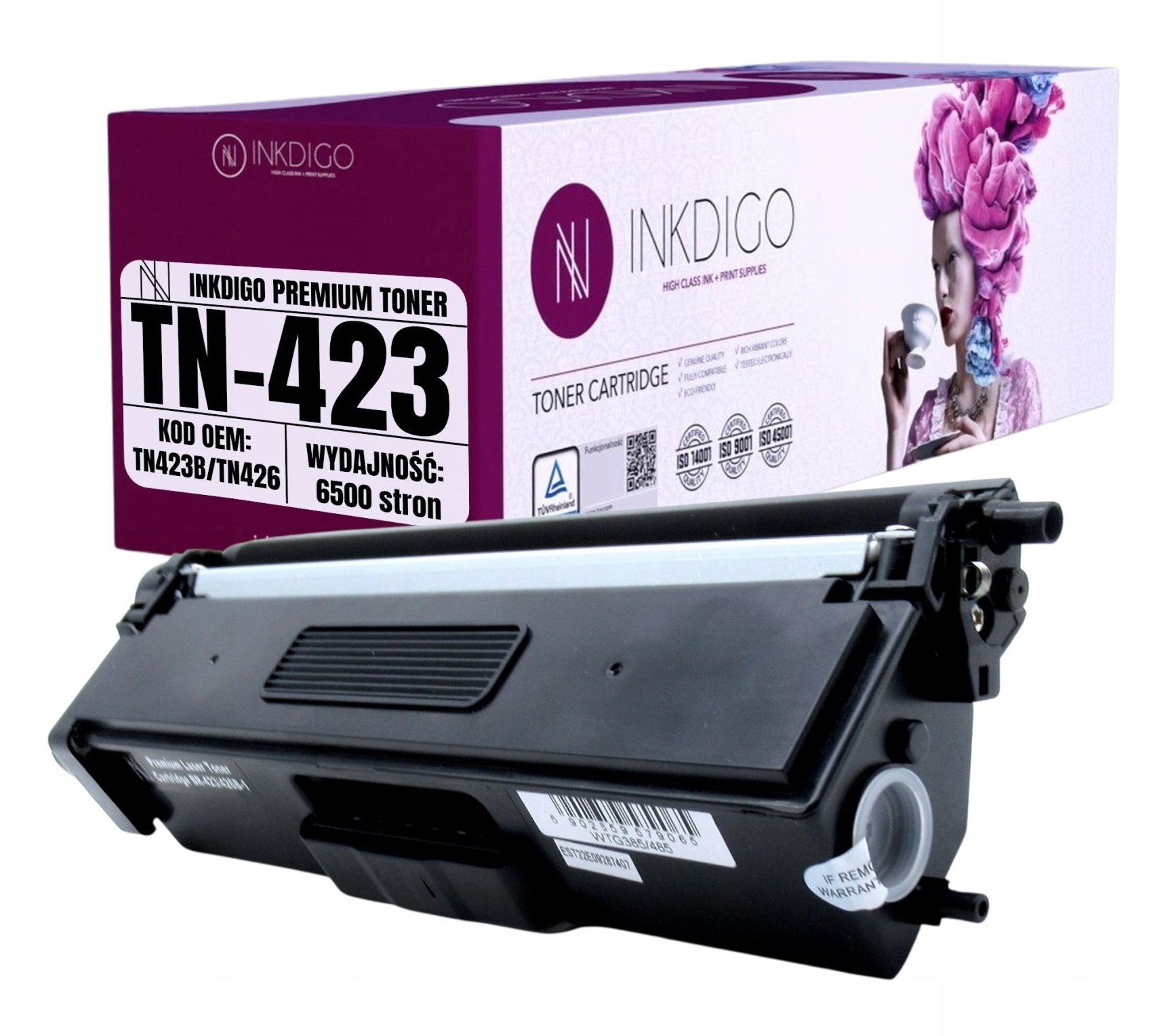 Toner atramentový do Brother TN-423BK / MFC-L 8900 CDW / TN423BK čierny (čierny)