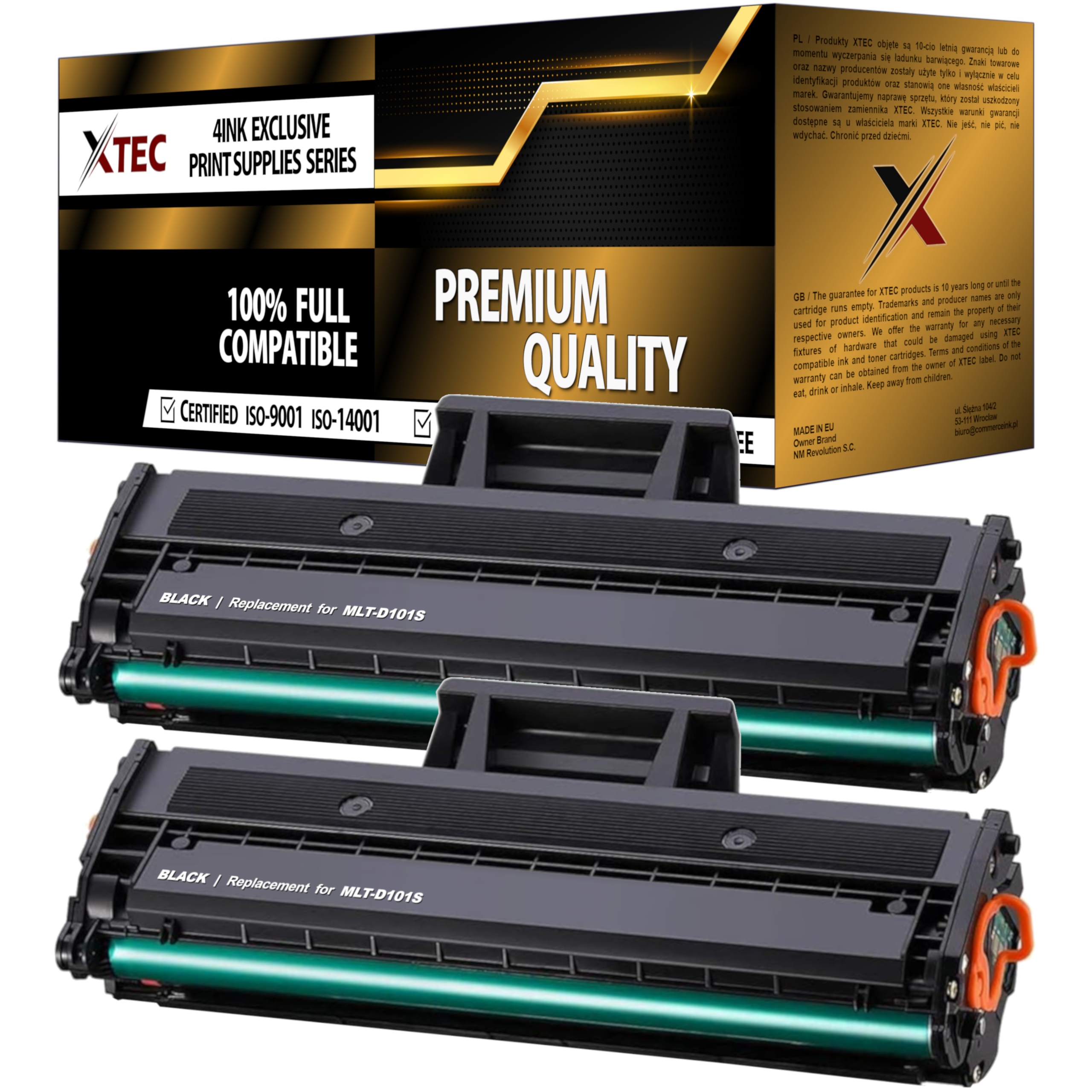 XTEC toner pre Samsung ML2160 ML2165W SCX3400 SCX-3405W ML-2165W XL čierna (čierna)