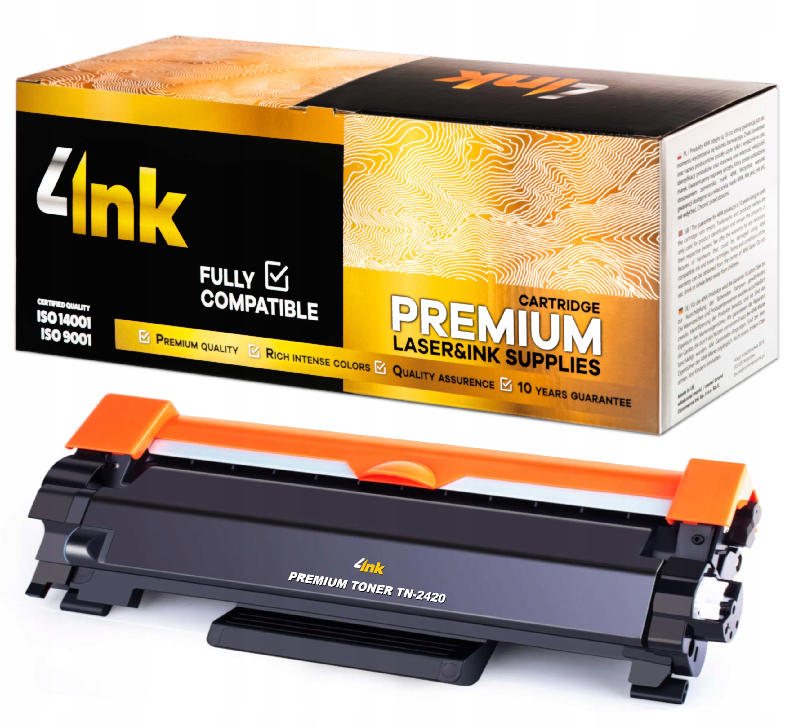 Toner 4INK do Brother TN-2420 / TN2420 / BR-2420 / BR2420 czarny (čierny)