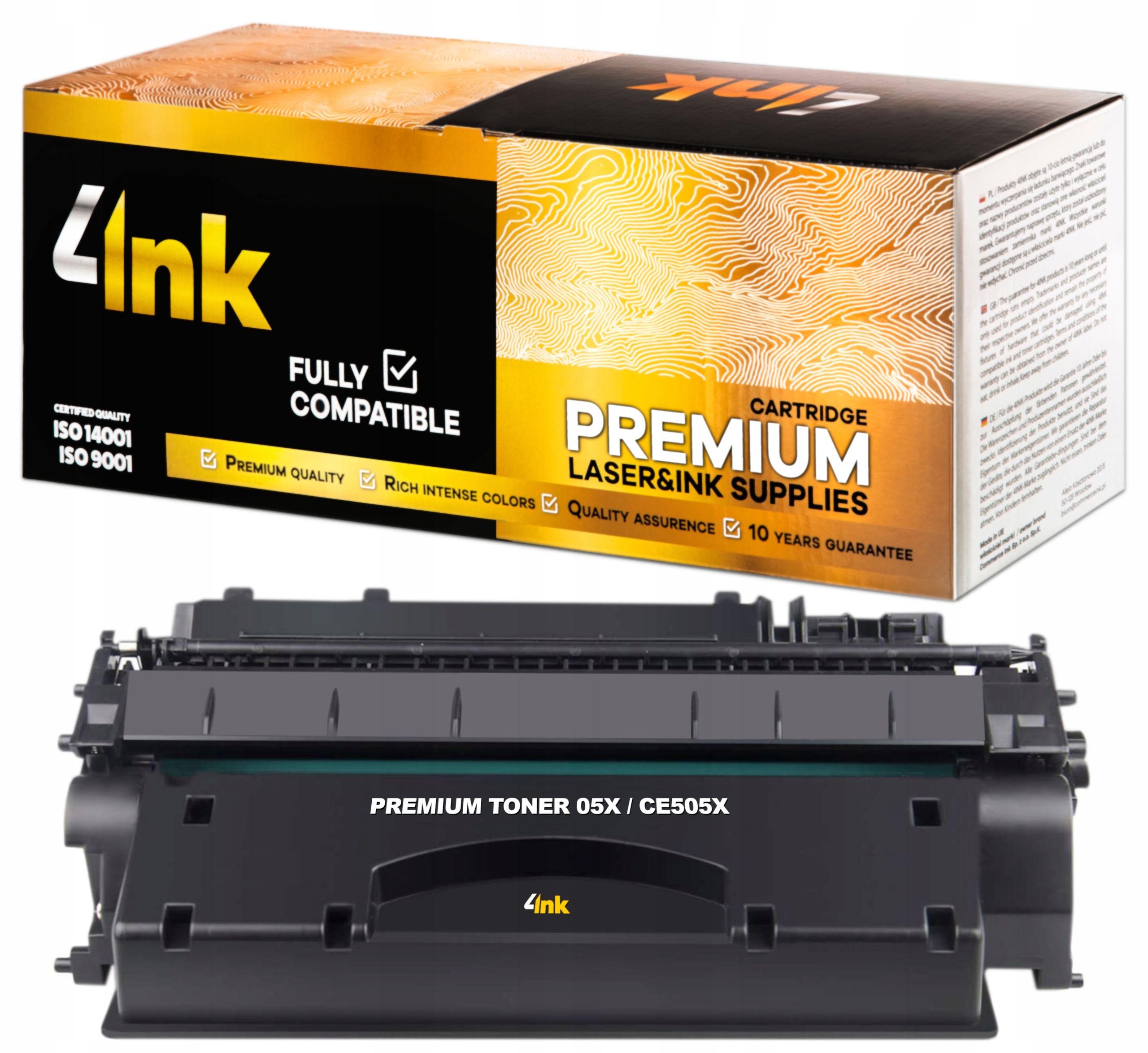 Toner 4INK do HP CE505X čierny (čierny)