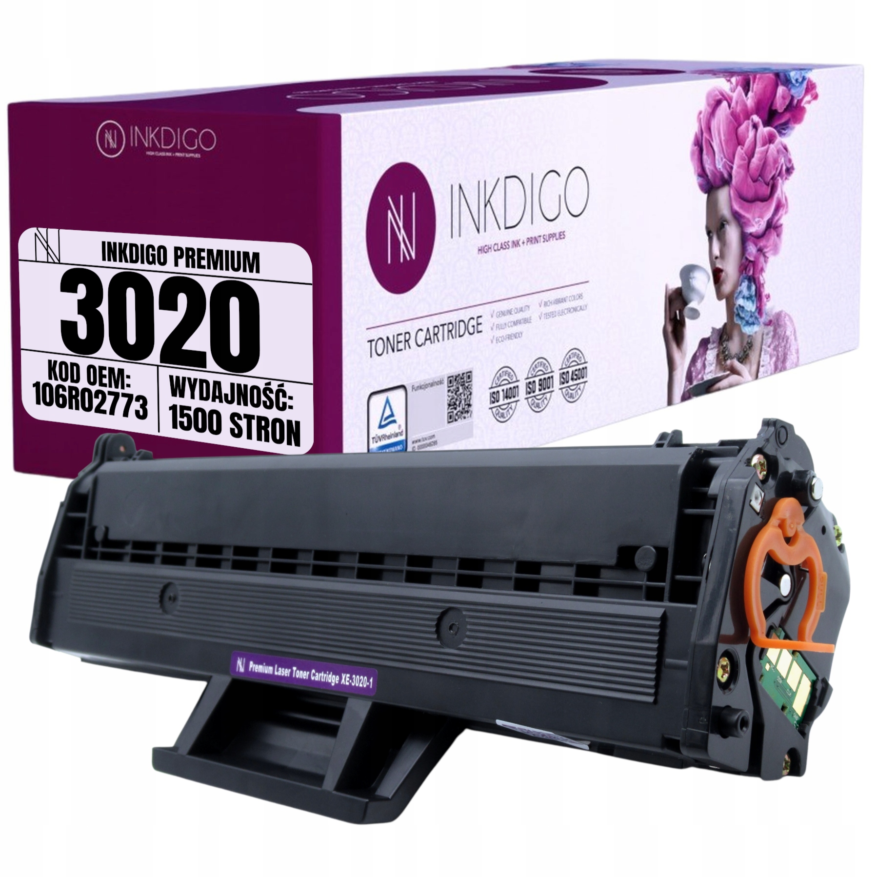 Inkdigo toner pre Xerox XE-3020-1 čierny (čierny)