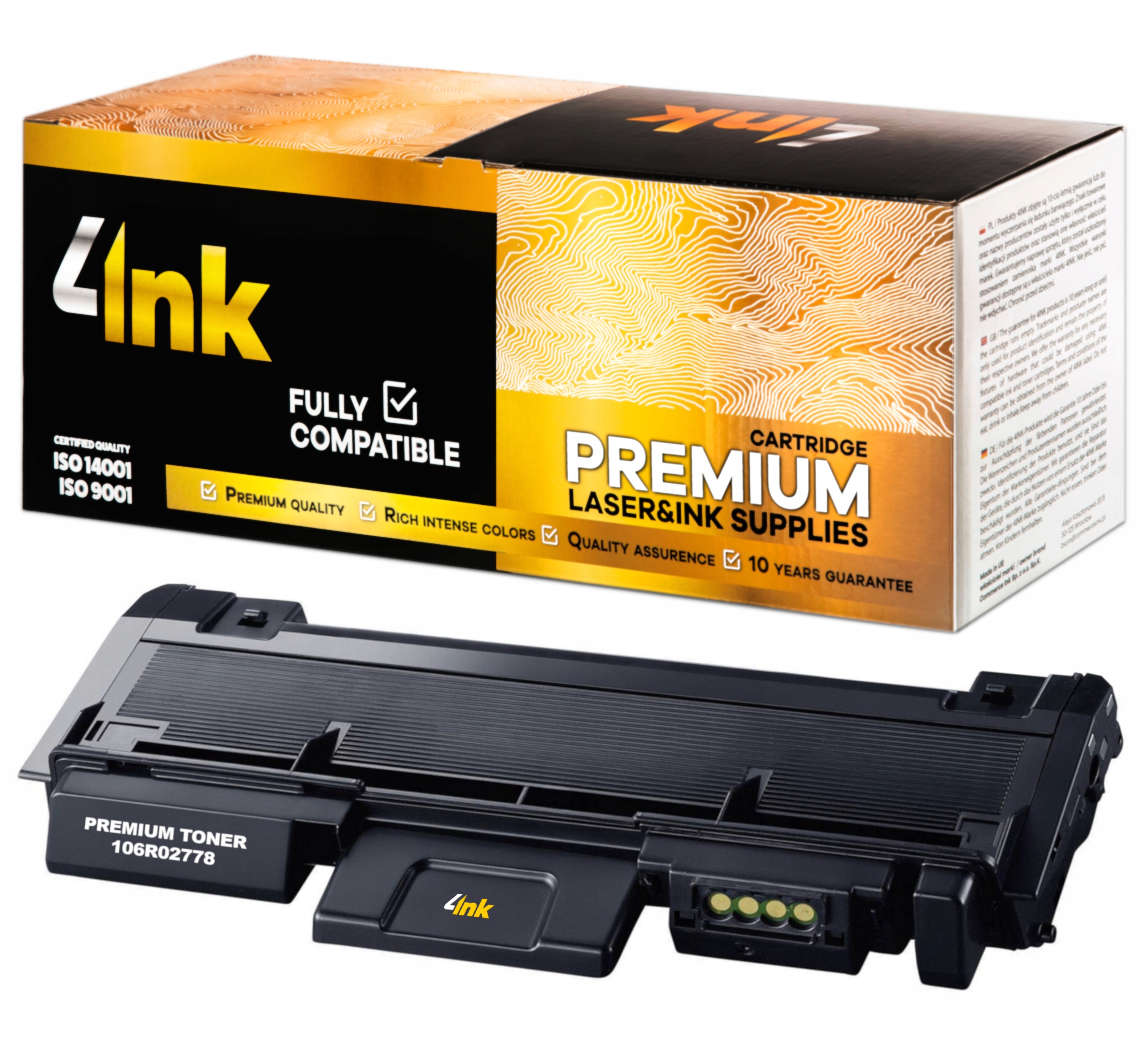 Toner 4INK do Xerox 106R02778 / 3052 / 3260 / 3215 / 3225 czarny (čierny)