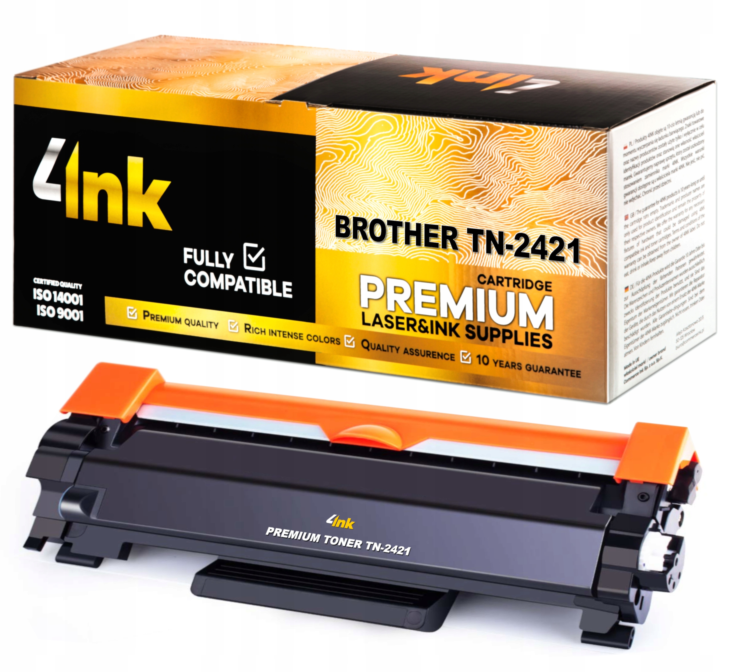 4INK toner pre tlačiareň Brother TN-242 DCP-L-MFC-HL čierny (čierny)