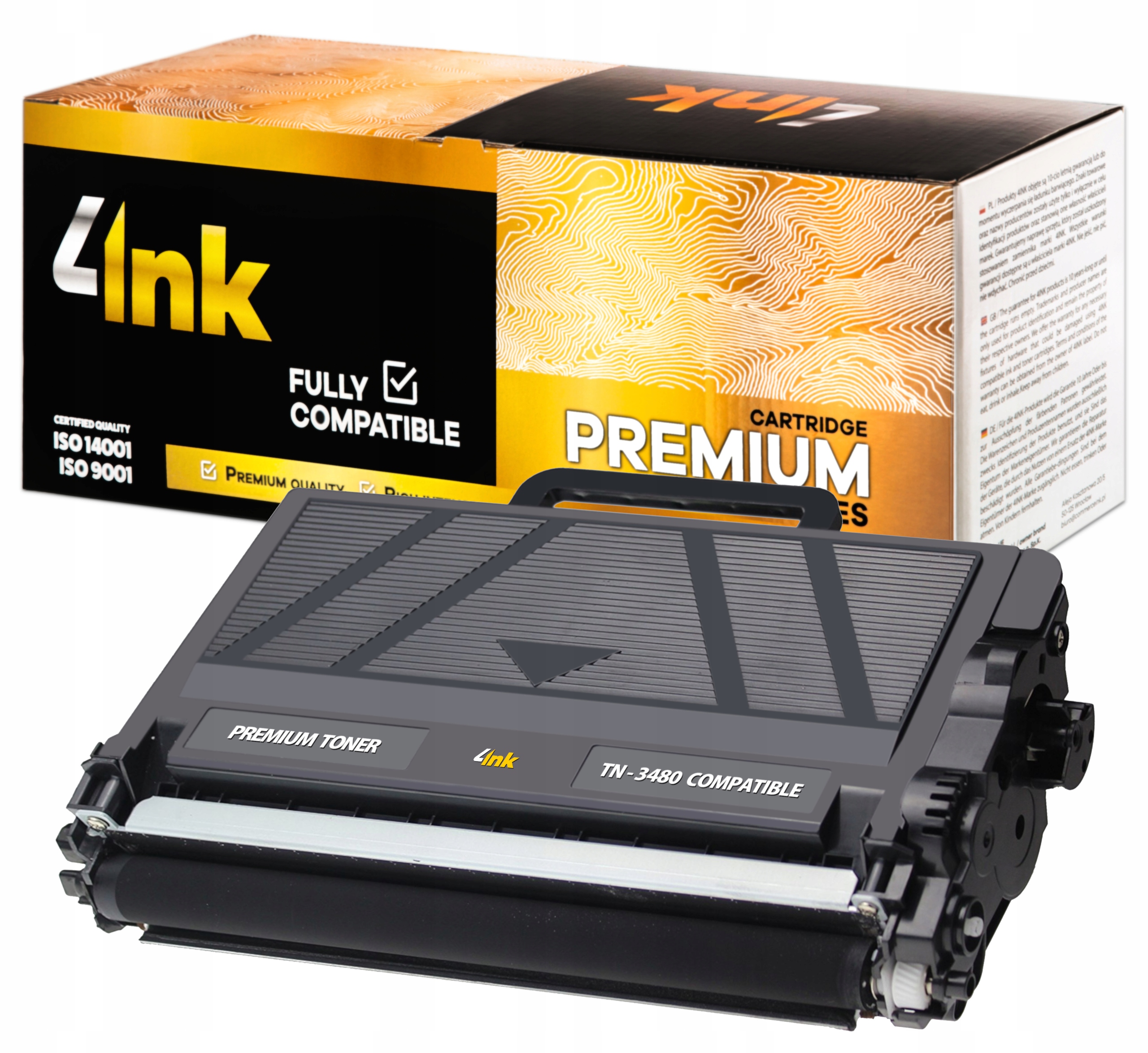 Toner 4INK do Brother TN-3480 czarny (čierny)