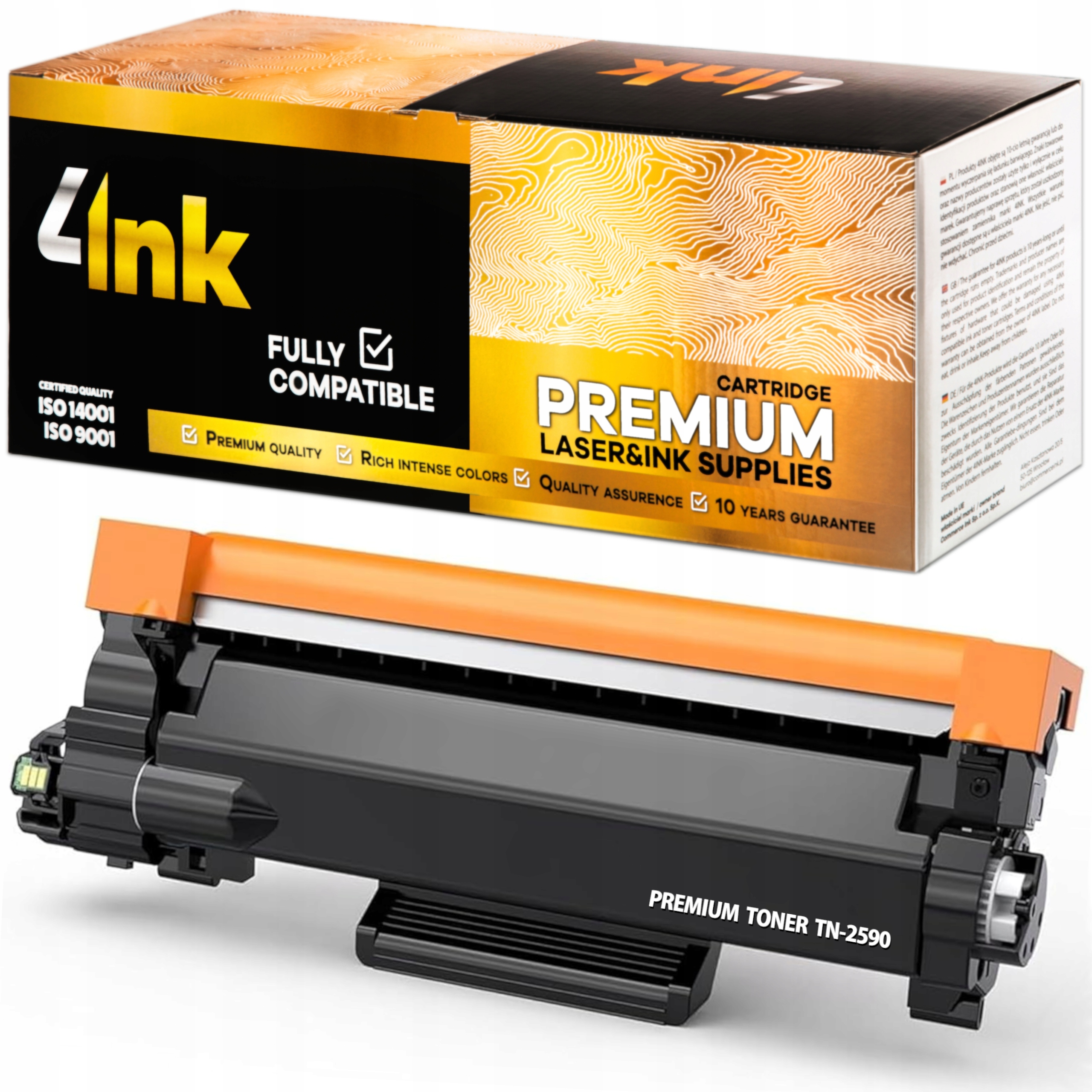 Toner 4INK do Brother MFC-L2802DW HL-L2442DW DCP-2640DN DCP-L2622DW čierny (čierny)