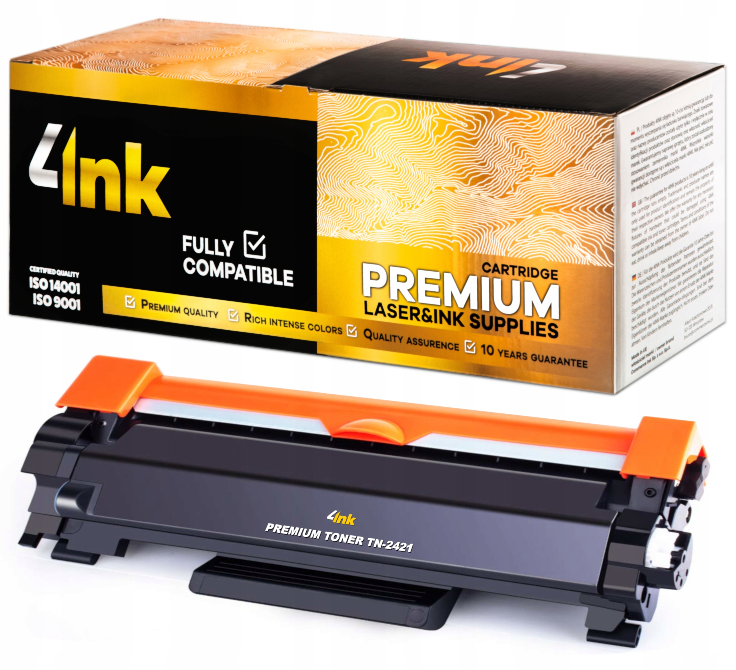 4INK toner pre Brother TN-2421-TN2421 čierny