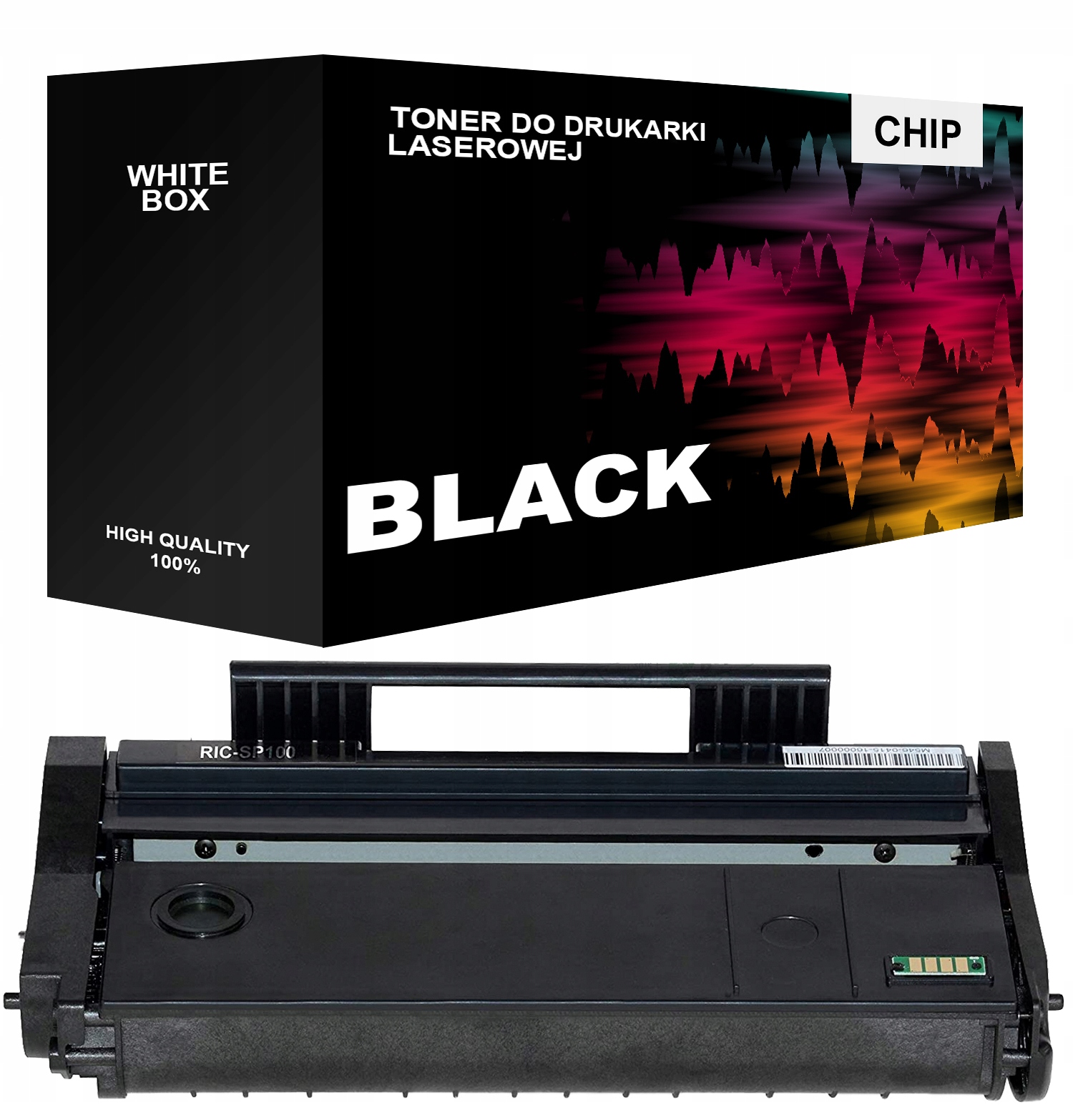 Biela kazeta na toner Ricoh 76B9-37819 czarny (čierna)