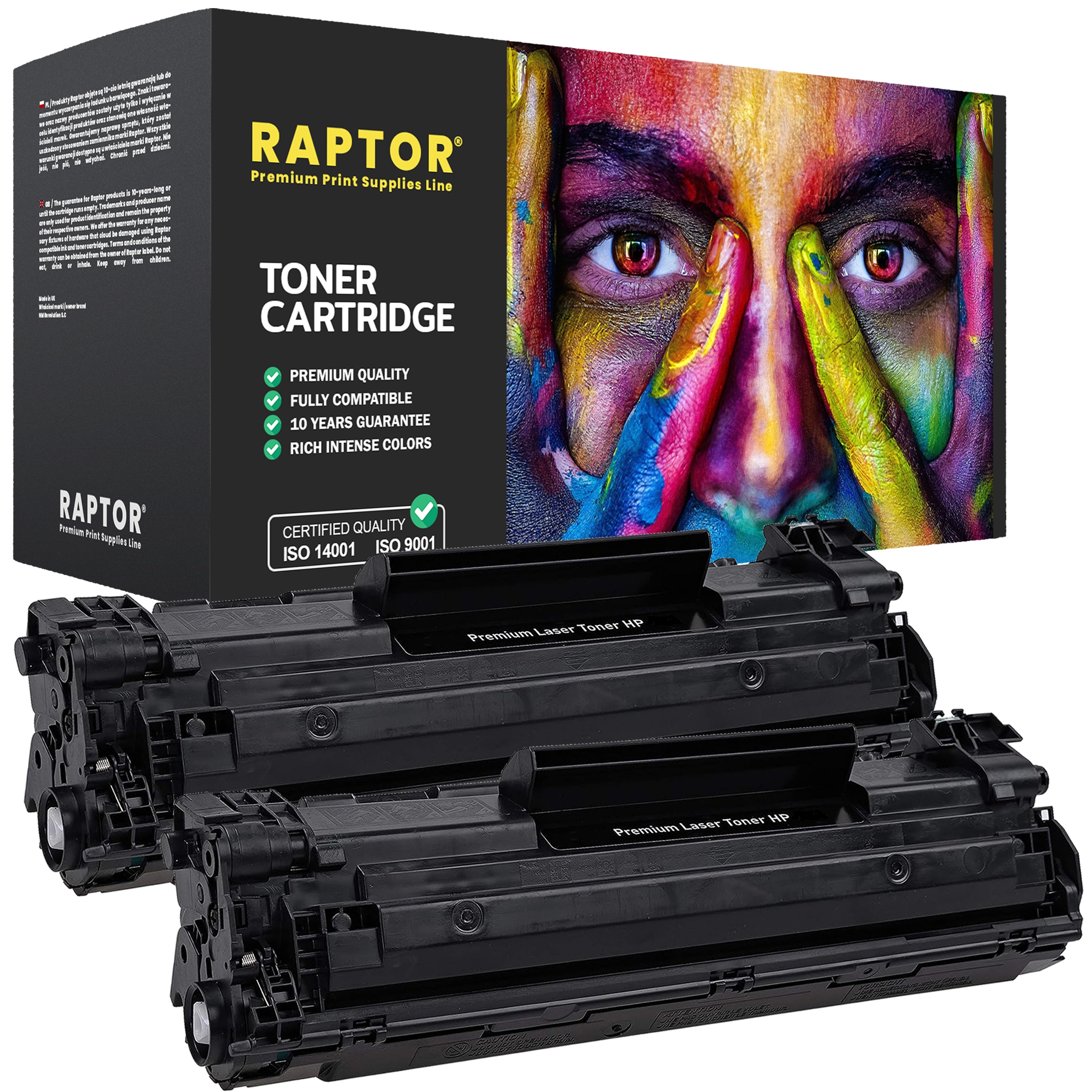 Toner Raptor pre súpravu HP hp laser jet pro m12w mfp m26nw CF279A čierna (čierna)