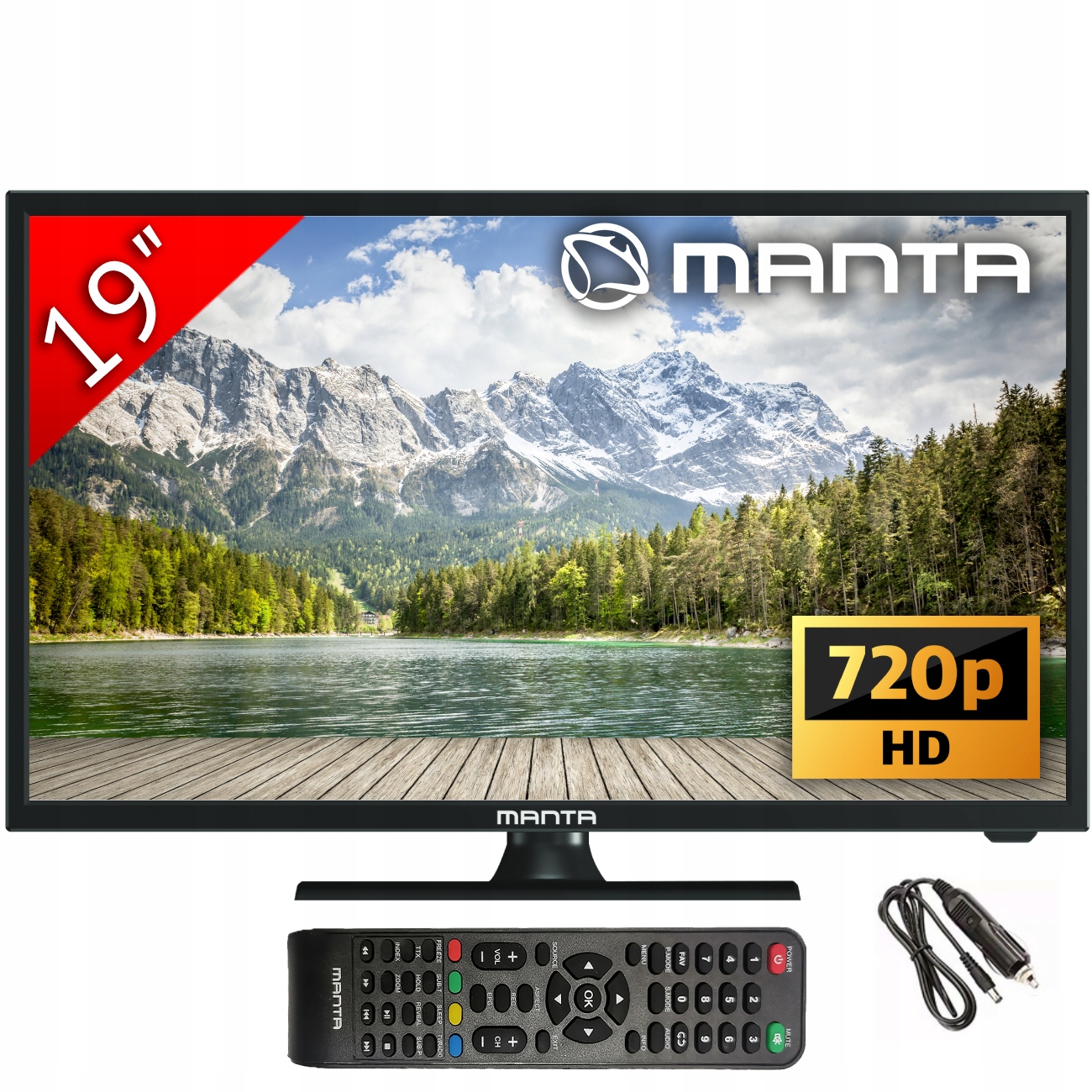 Manta 19LHN123D 19" HD Ready LED TV, čierna