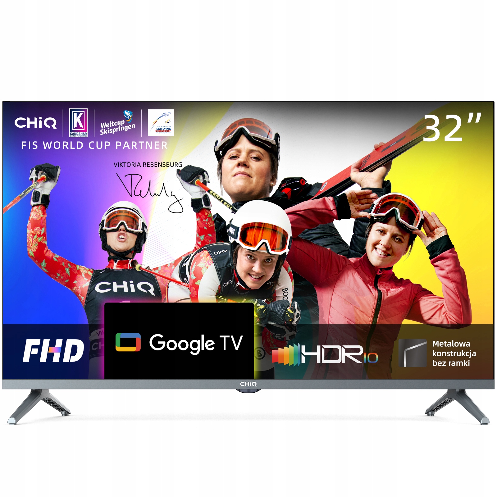 CHiQ L32H8CG 32" Full HD LED TV, čierna