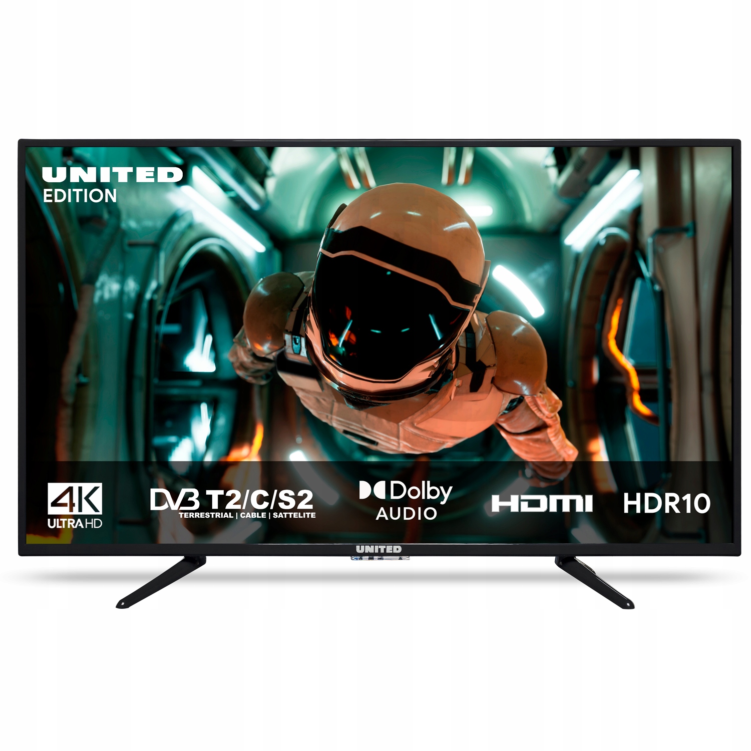 United 43DU58 43" 4K UHD LED TV, čierna