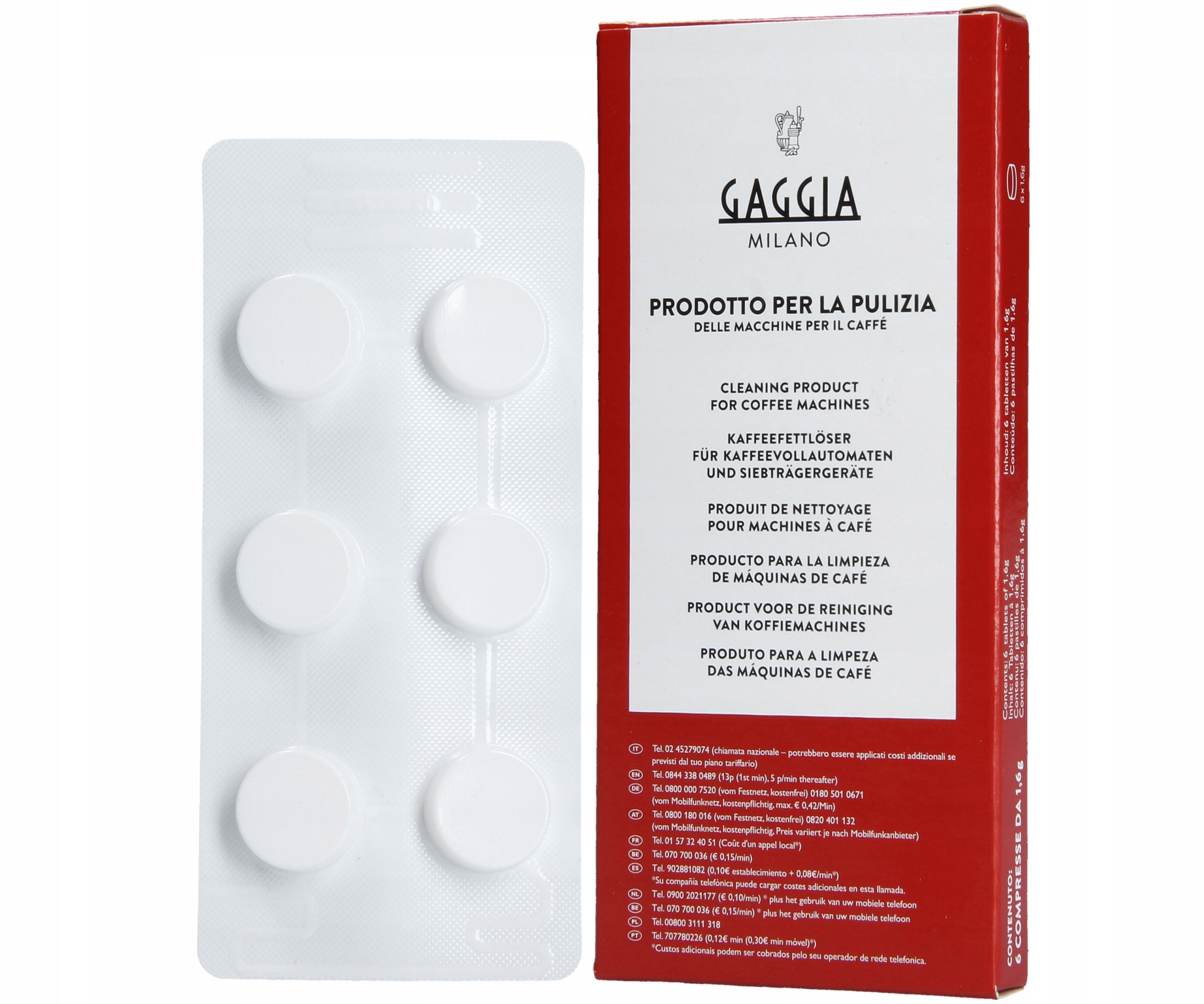 GAGGIA RI9125/60 Čistiace tablety pre stroj na espresso