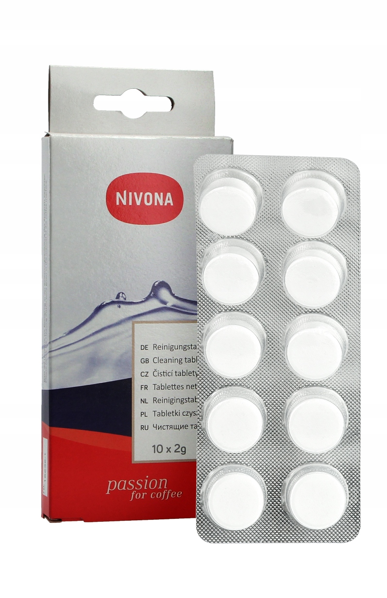 Tablety Nivona čistiace kanvice a espresso stroje 10 ks.
