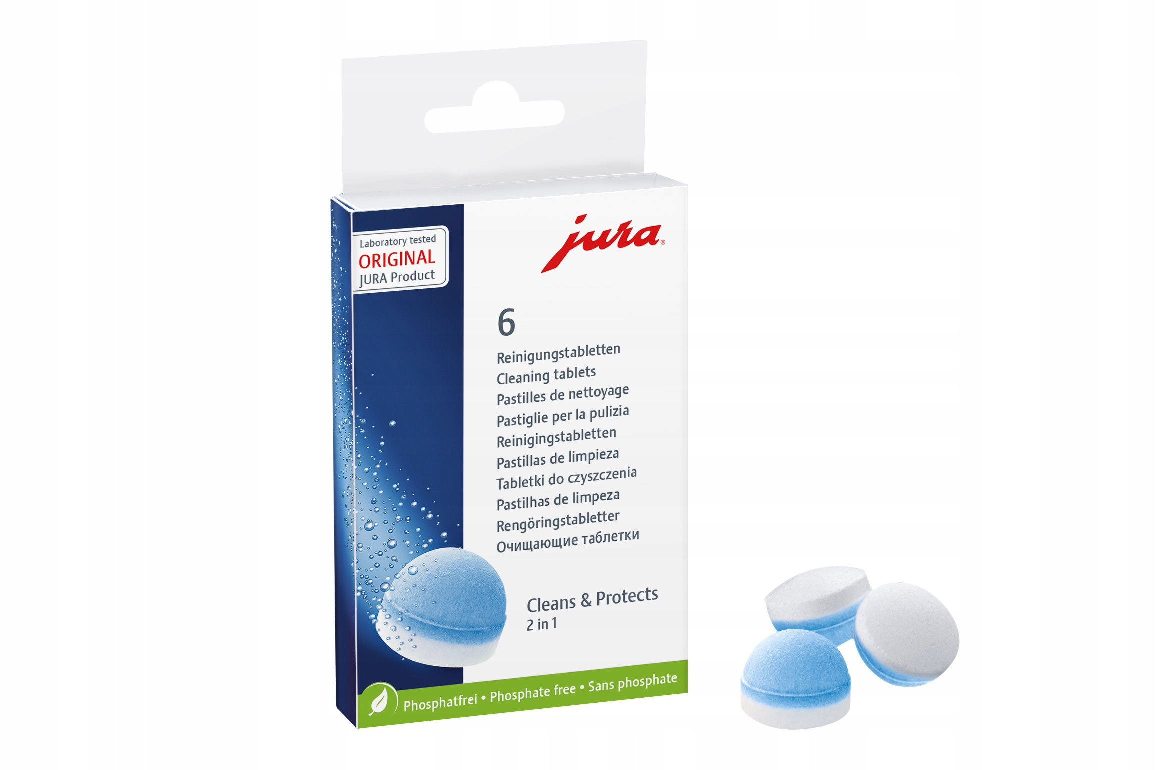 Čistiace tablety pre Kettle a stroje Jura 62715 6 ks.