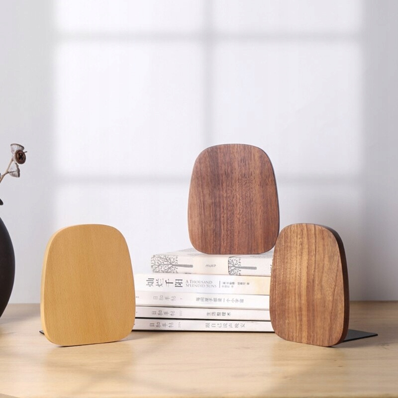 Držiteľ časopisu Tabletop Retro Bookend Drevená kniha