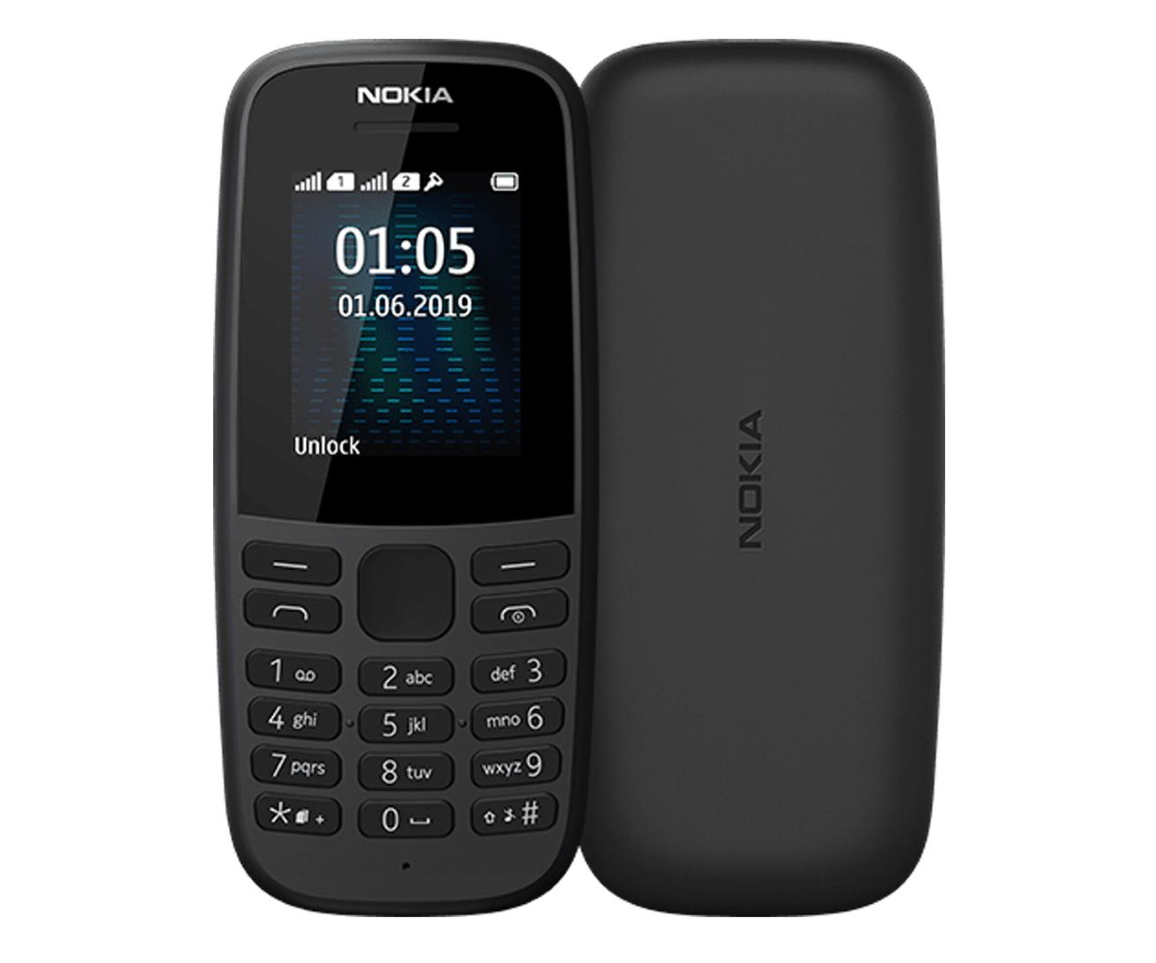 Mobilný telefón Nokia 105 4 MB / 4 MB 2G čierny