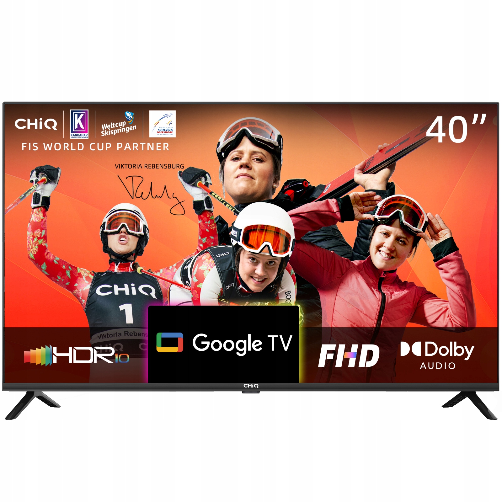 CHiQ L40H7G 40" Full HD LED TV, čierna