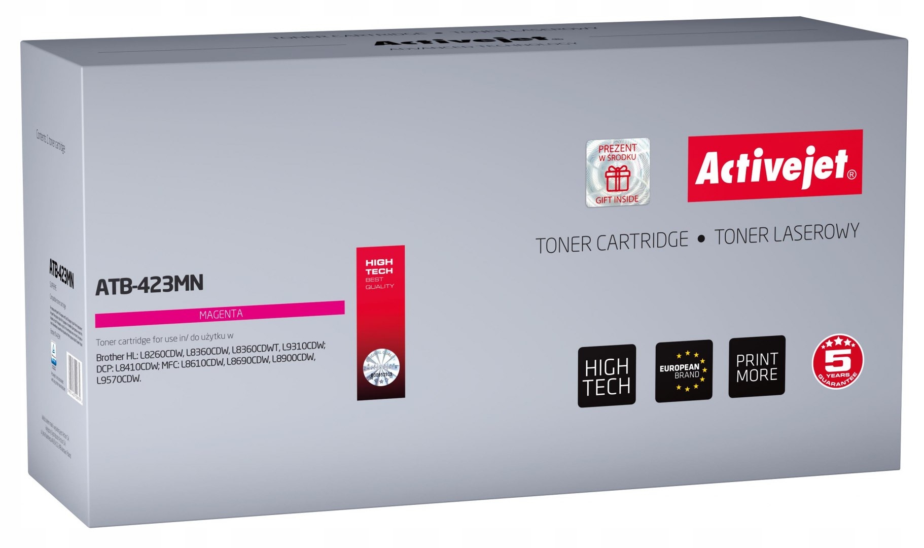 Toner ACTIVEJET BROTHER ATB-423MN TN-423M purpurový