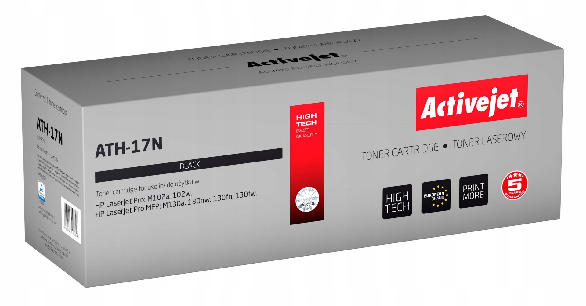 ACTIVEJET HP 17A CF217A 1,6k toner