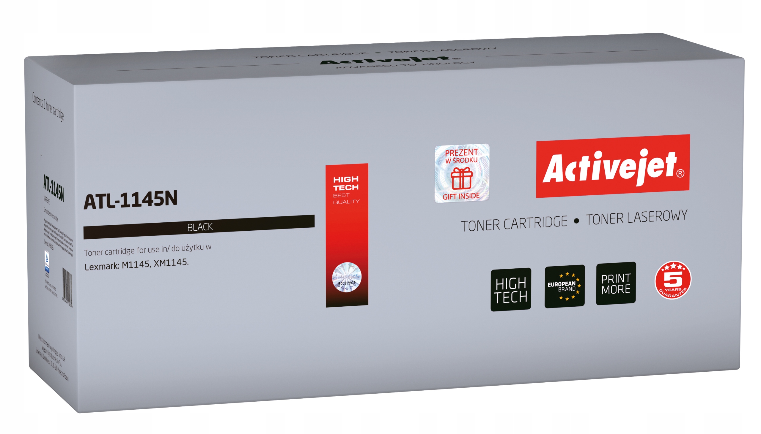 Toner ActiveJet pre Lexmark čierny (čierny)