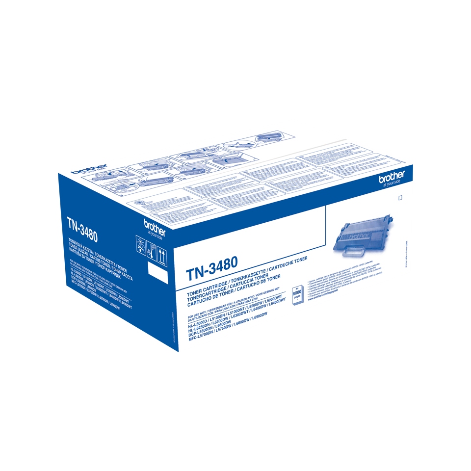 Toner Brother Toner Brother TN3480 čierny | 8000 strán | HL-L6250DN TN3480 čierny (čierny)