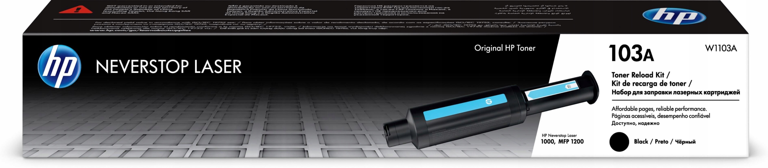 Toner HP 103A Neverstop W1103A čierny