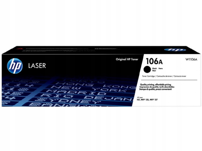 Čierny toner HP W1106A (čierny)