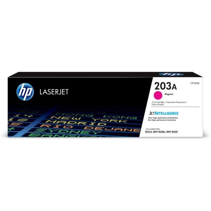 Červený (purpurový) toner HP CF543A