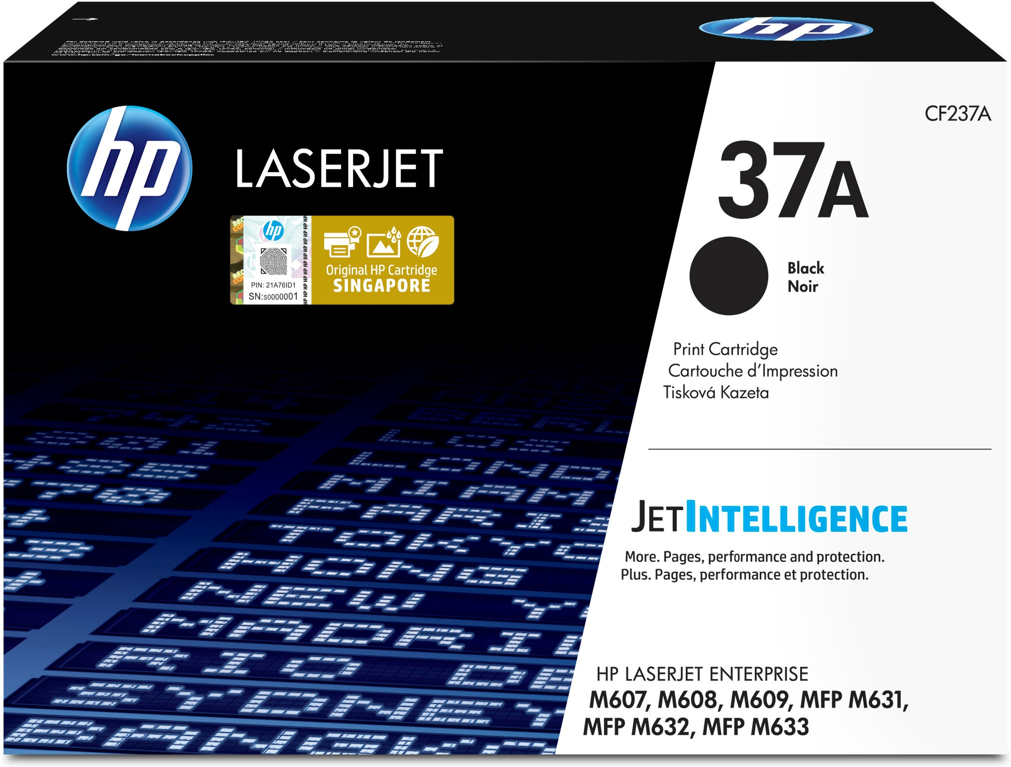 Toner HP 37A CF237A čierny (čierny)