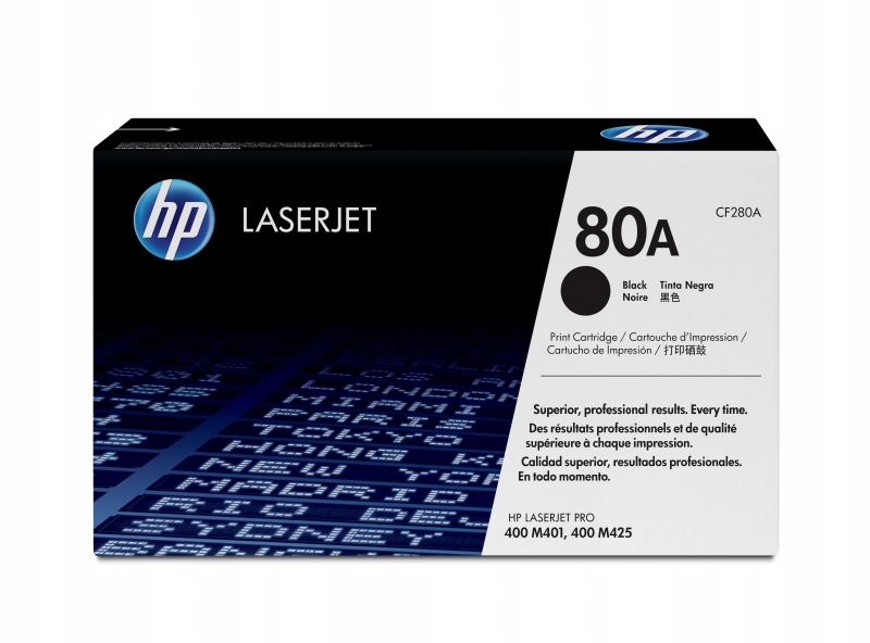 Čierny toner HP 80A CF280A
