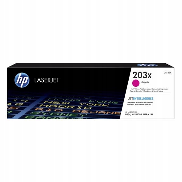 Tonerová kazeta HP 203X CF543X červená (purpurová)