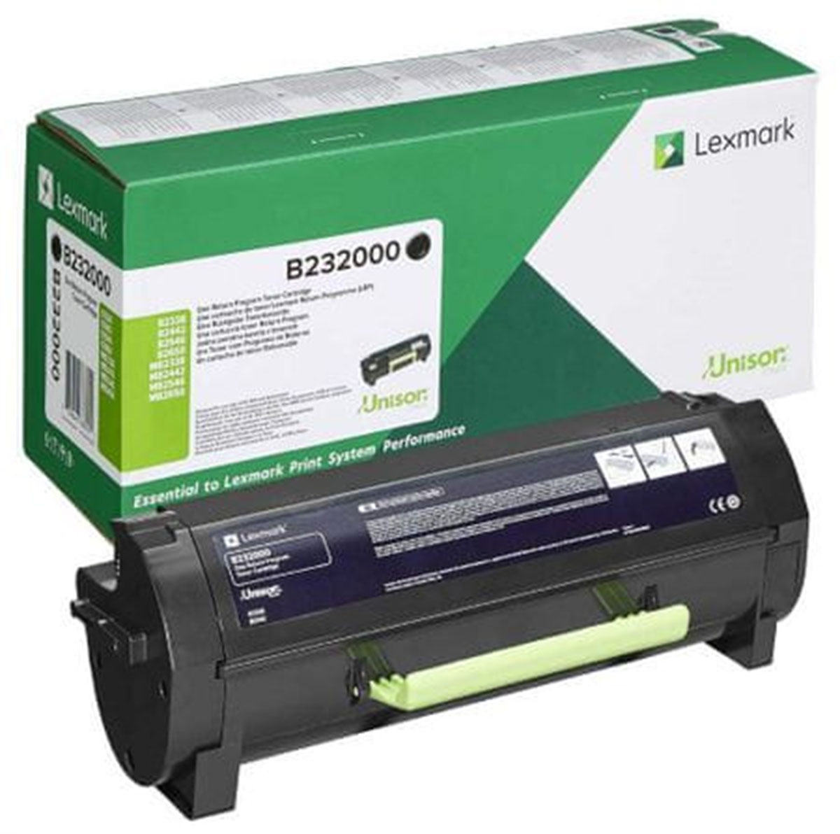 Čierny toner Lexmark B232000