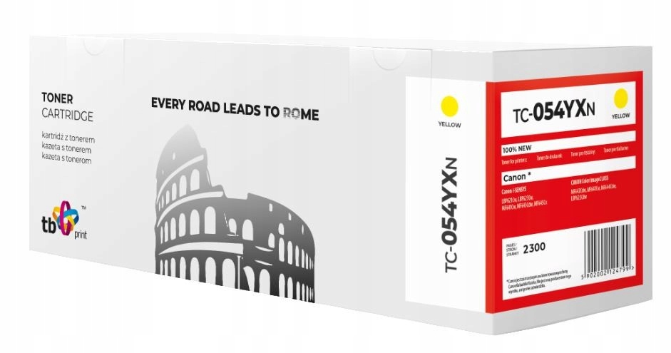 Toner TB PRINT pre Canon LBP 620C 054H TC-054YXN žltý 100%