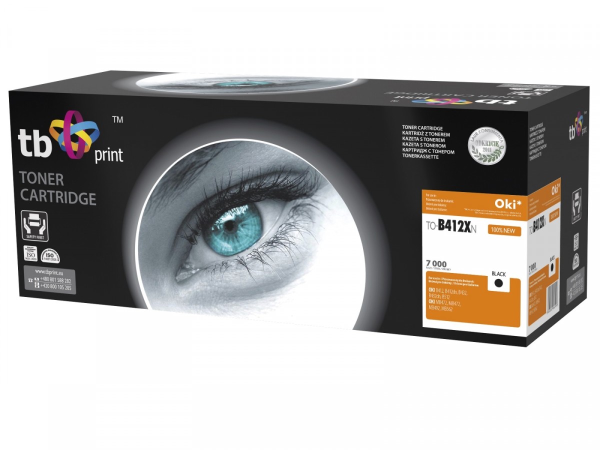Toner TB PRINT pre OKI B412/B432 TO-B412XN BK 100%