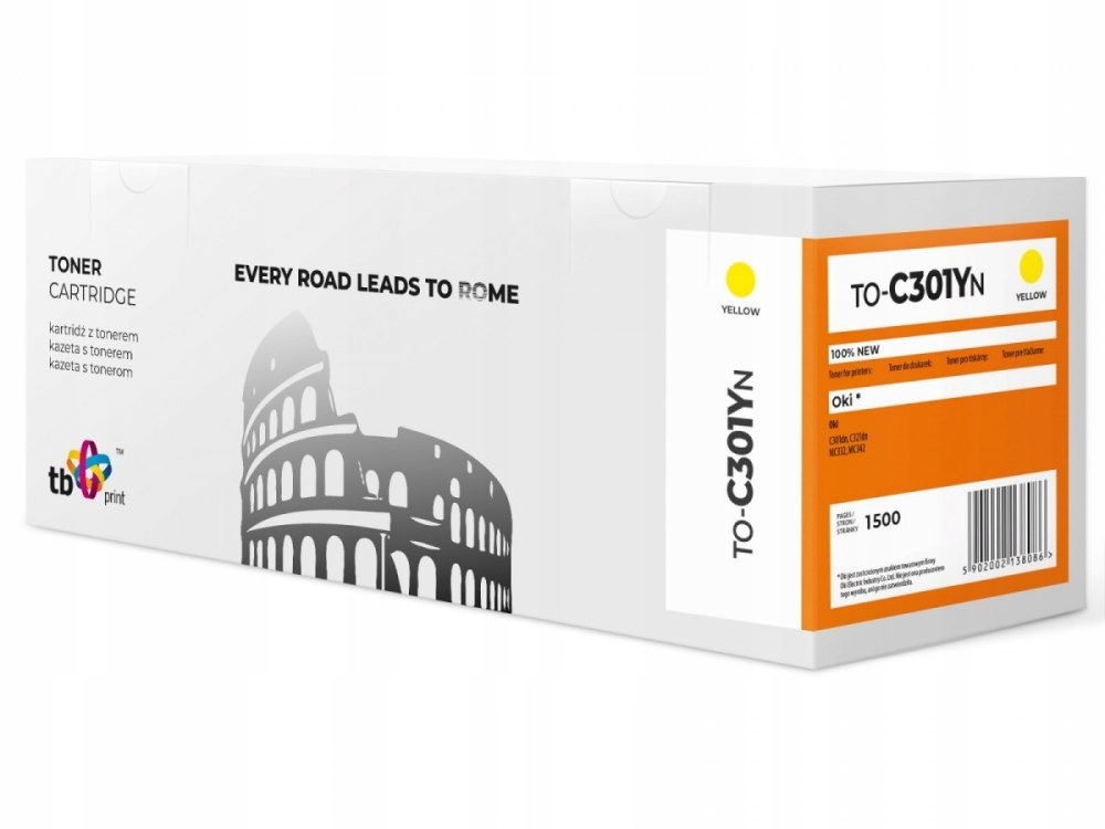 Toner TB Print TO-C301YN pre OKI žltý