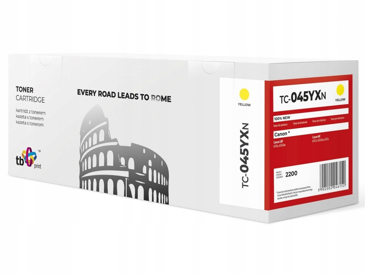 Toner TB pre Canon TC-045YXN žltý