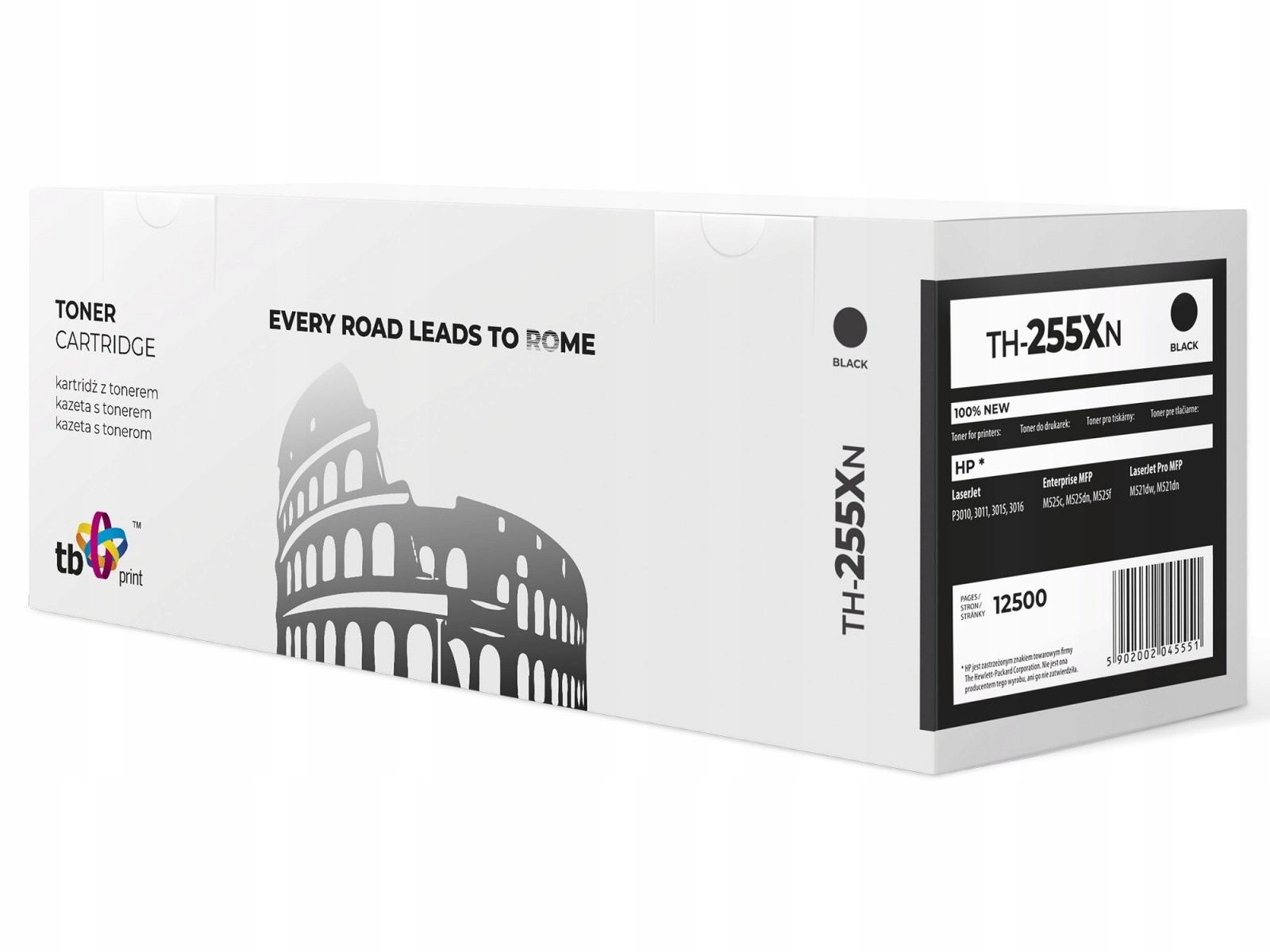 Toner TB PRINT pre HP CE255X LJ P3015 BK TH-255XN 100%