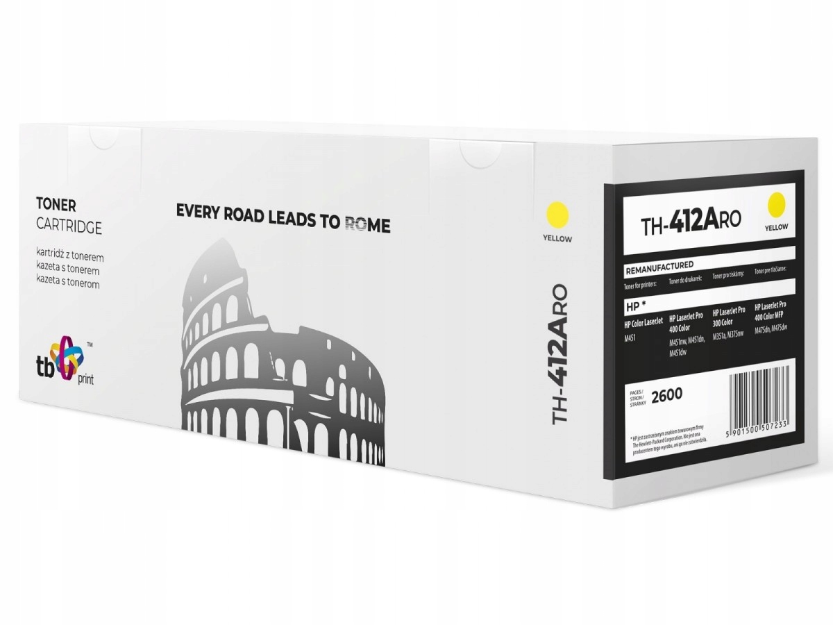 Toner TB pre HP TH-412ARO žltý