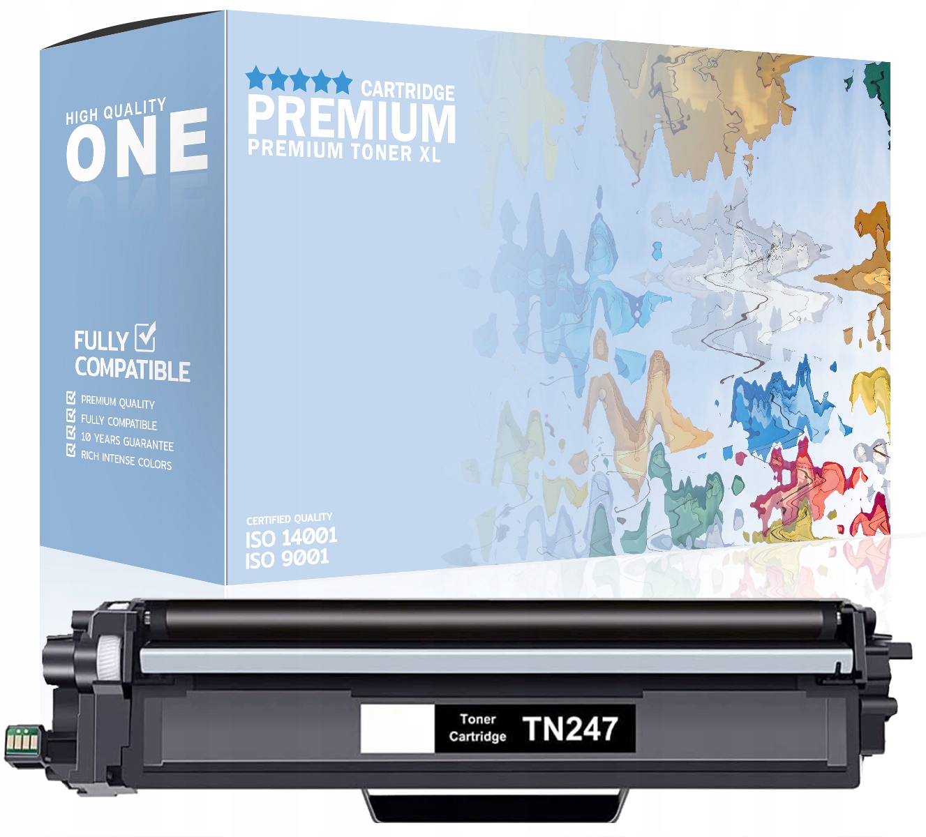 Biela kazeta na toner od Brother BR-247BK-WB czarny (čierna)