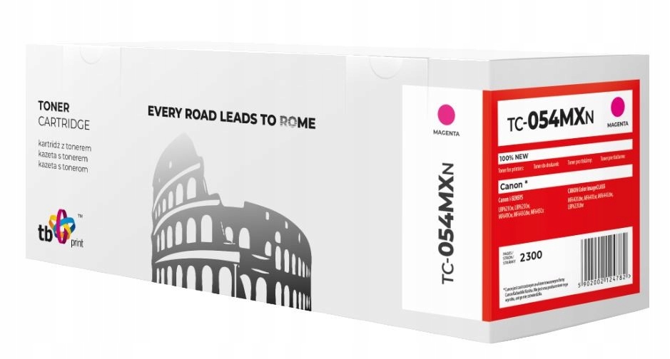 Toner TB PRINT pre Canon LBP 620C 054H TC-054MXN purpurový 100%