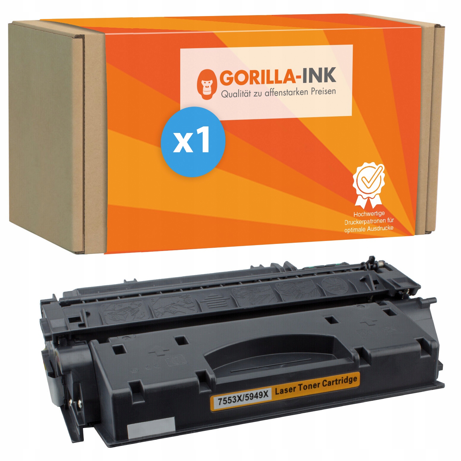 Gorilla-Ink toner pre tlačiareň HP gorilla-for-hp-q5949x-49x-q7553x-53x čierna (čierna)