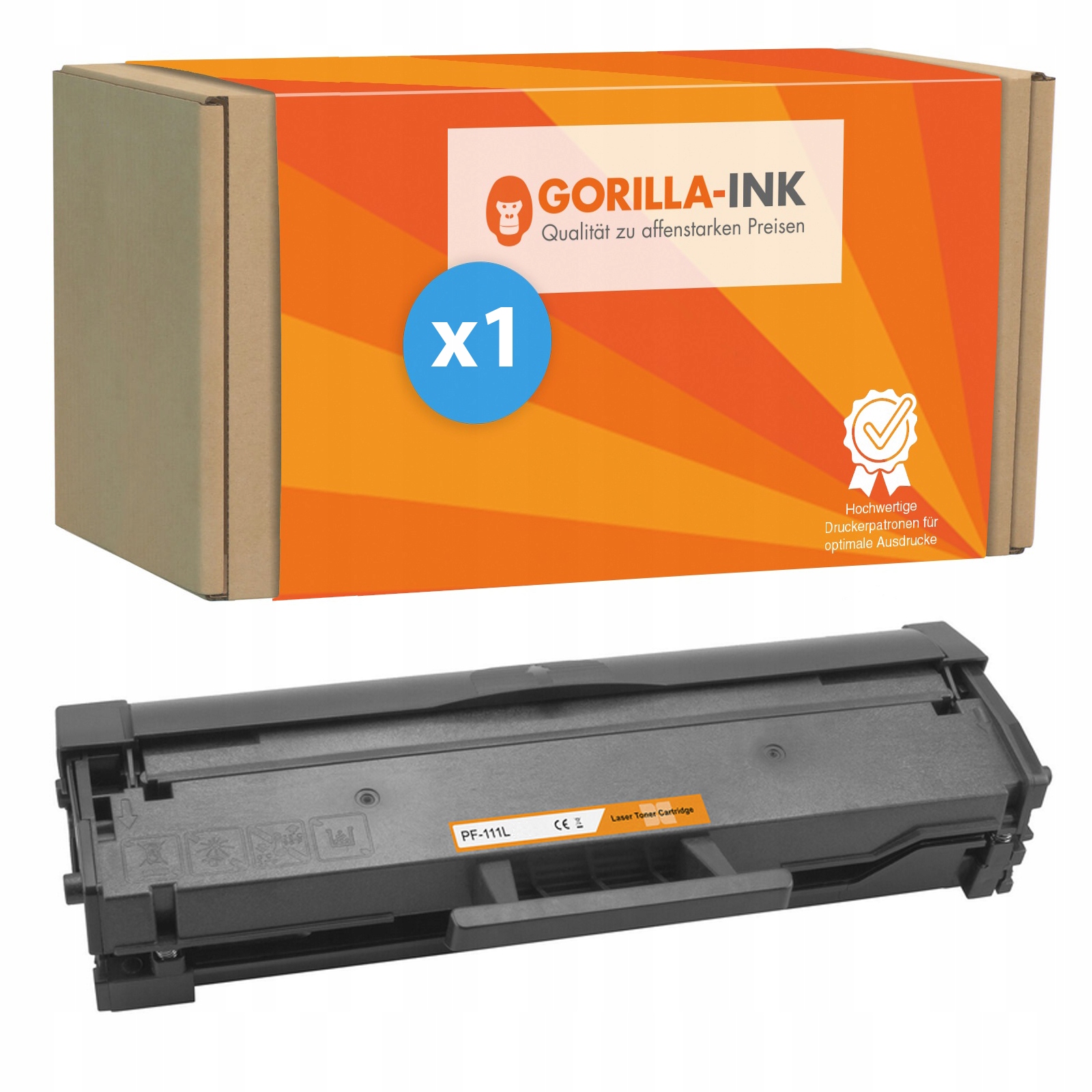 Gorilla-Ink toner pre Samsung MLT-D111L-111L-D111S-111S-pre-SAMSUNG-tlačiareň čierna (čierna)