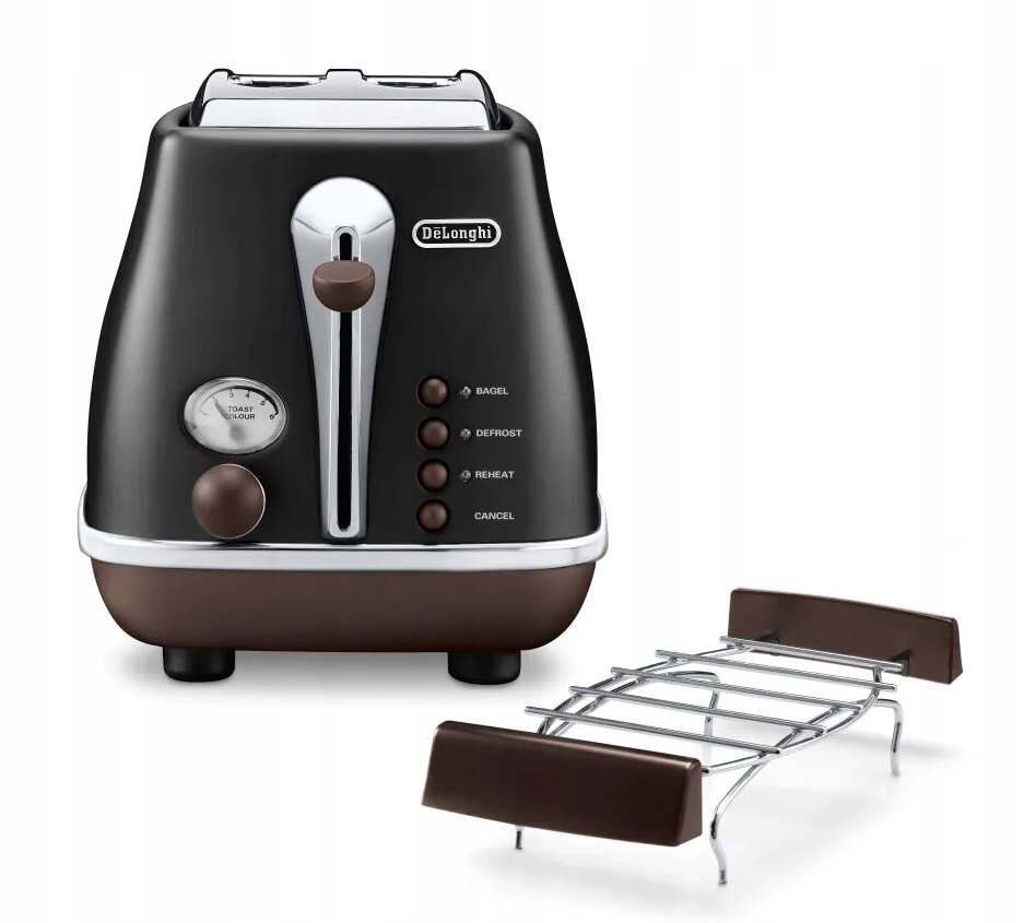 Hriankovač de'longhi ctov 2103.bk čierny 900 w