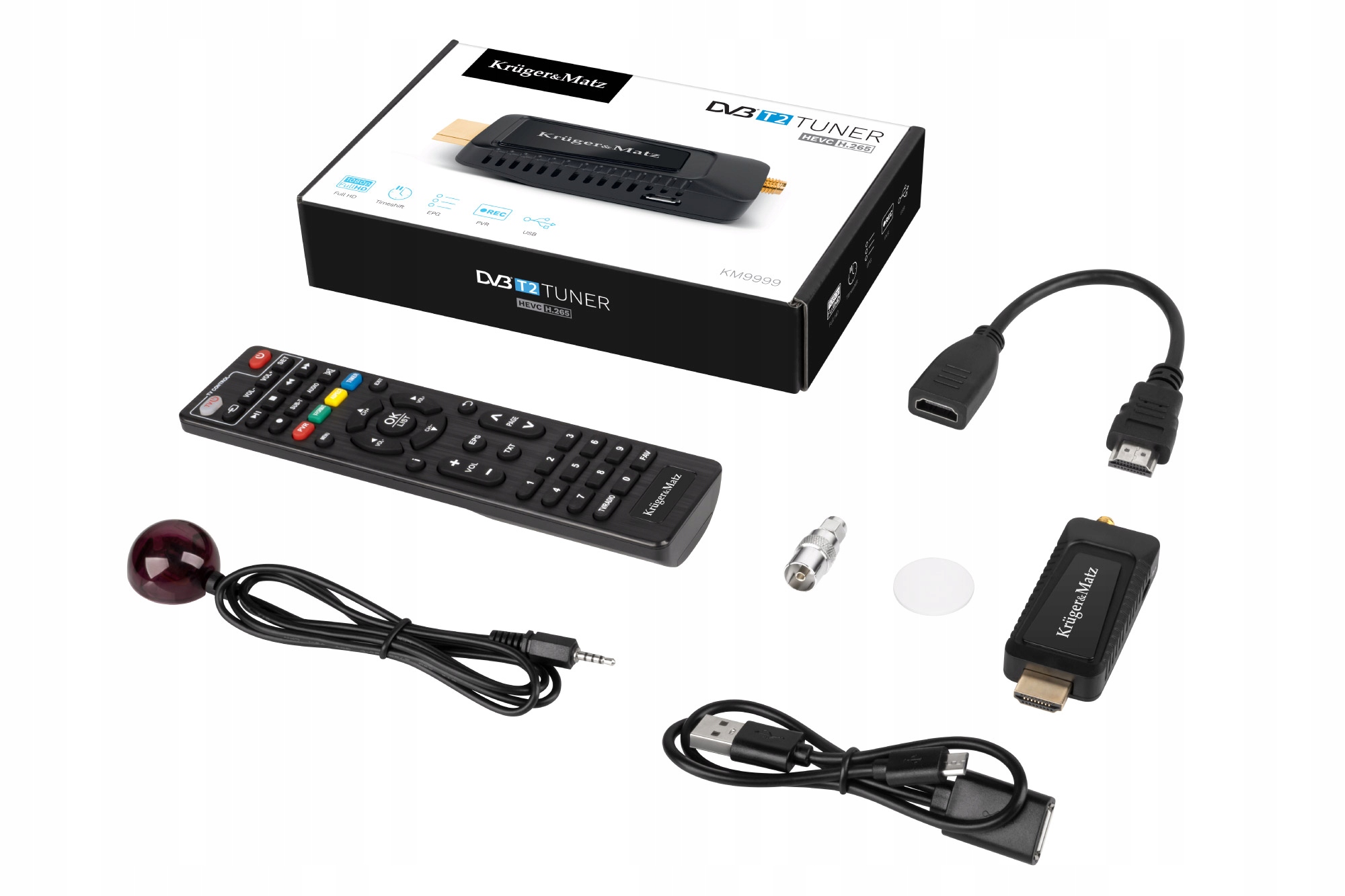 Tuner DVB-T2 Kruger&matz KM9999