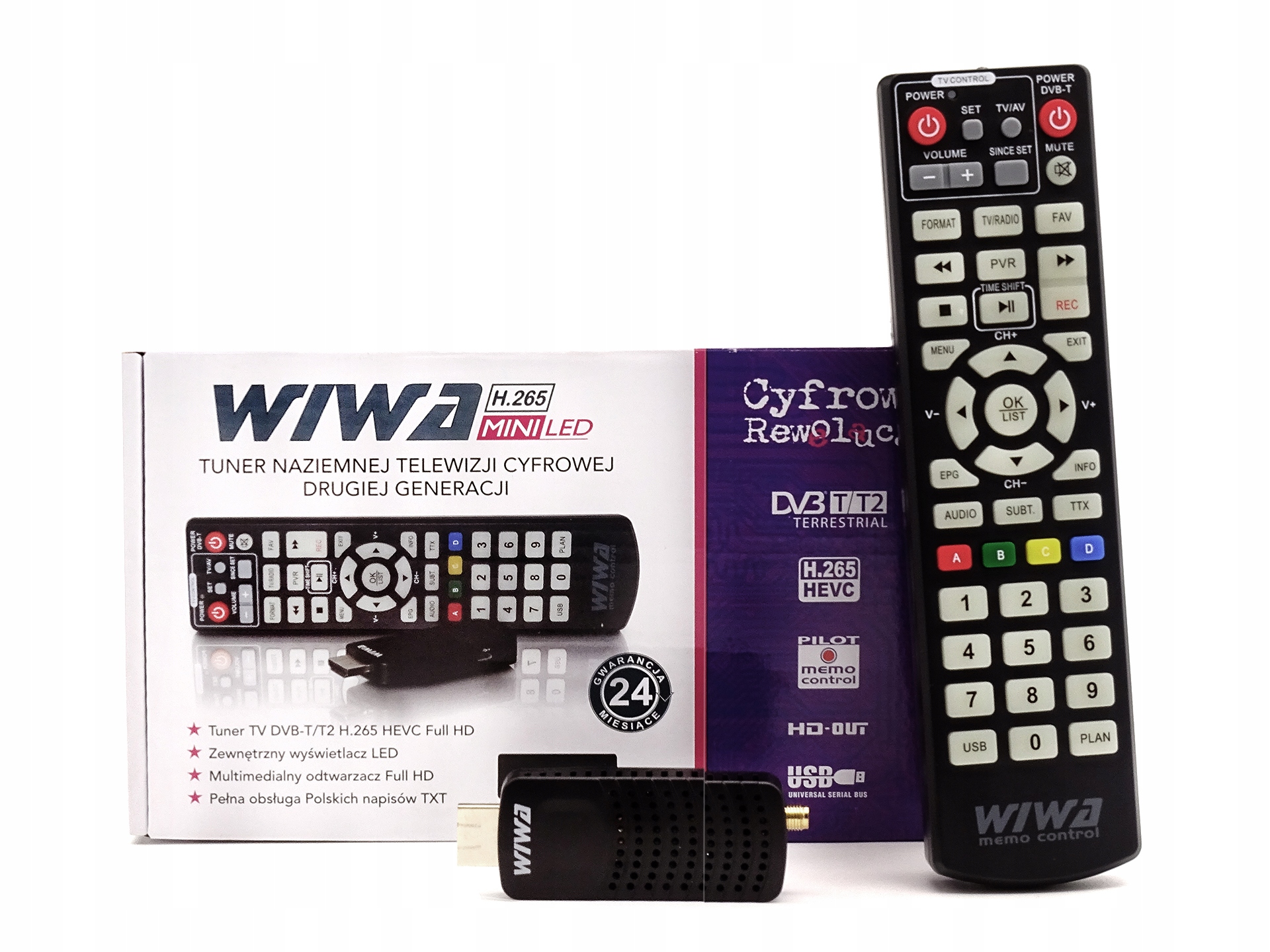 WIWA H.265 MINI LED DVB-T2 tuner