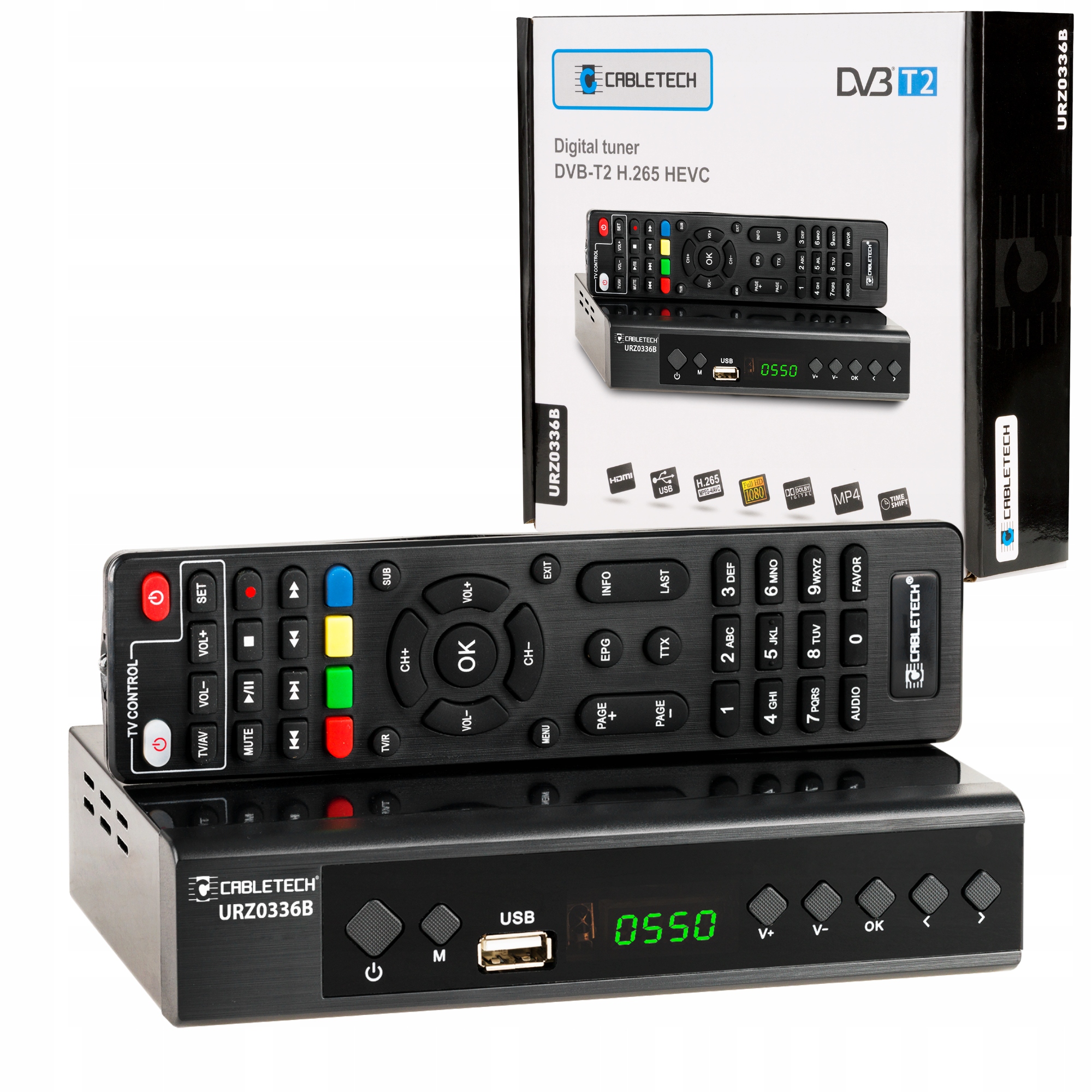 Tuner DVB-T2 Cabletech URZ0336B
