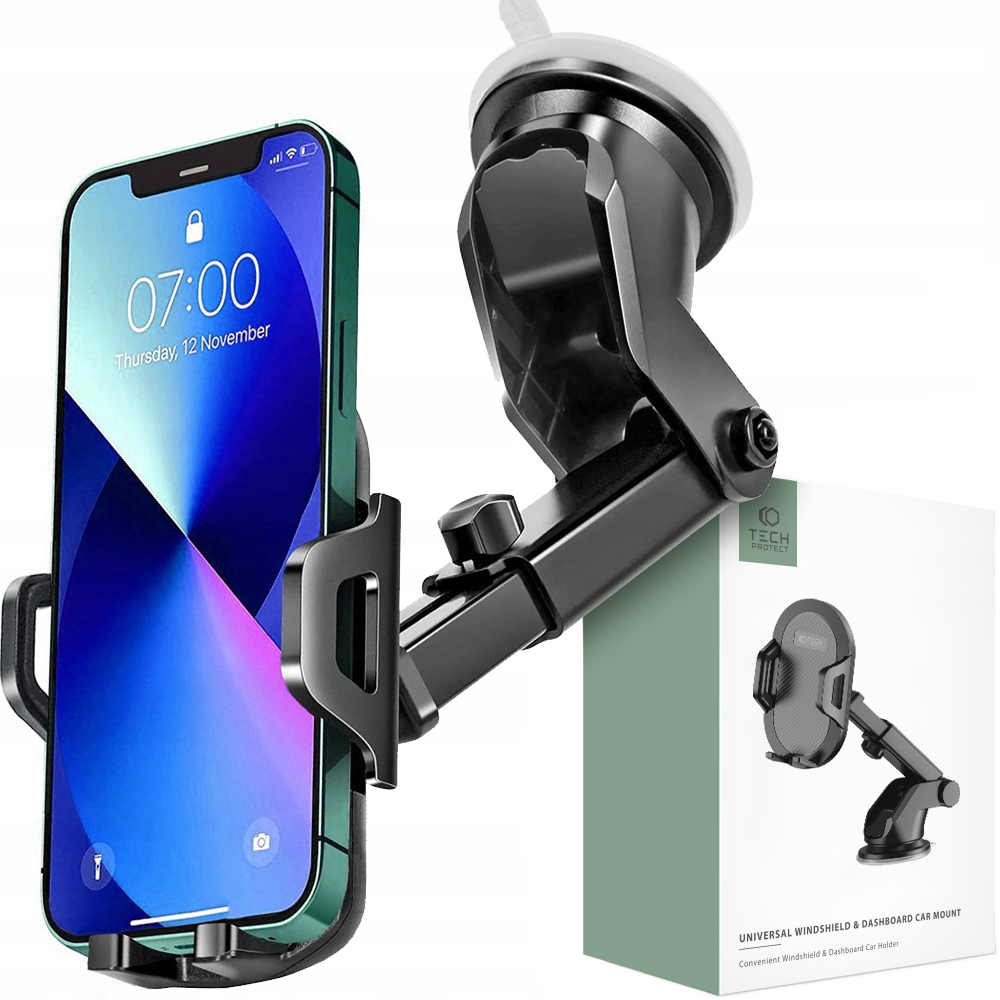 Tech-Potec Glass Držiteľ 421414266655 Čierna