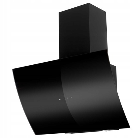 VDB DS6 Black Odkvap Glass Black Wall 60 cm