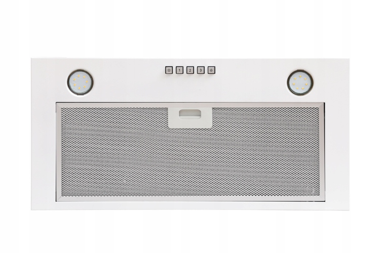 VDB Eco Skrinka Biely poddajný kapucňou LED INOX BUSTARD